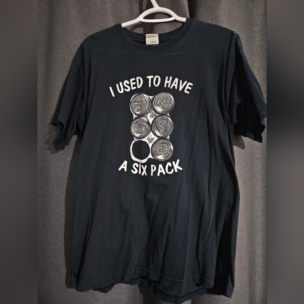 Gildan Black Graphic Men's T-Shirt